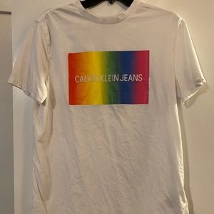 Calvin Klein pride t shirt